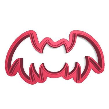 Imagem de Cortador Pasta Morcego Asa Aberta Detetives Prédio Azul - DOCEIMPRESSO