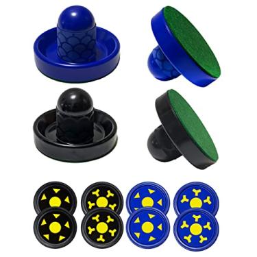 Imagem de Joovon Empurradores de Air Hockey e Discos de Air Hockey, Atacantes Antiderrapantes e Discos Dinâmicos para Jogos de Mesa de Air Hockey para Adultos e Crianças, Acessórios de Reposição para Mesas de J