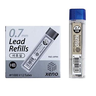 Imagem de Refil de lápis afiados mecânicos Xeno Beyond Style HB 12 peças (0,3/0,5/0,7/0,9/1,3 mm) (0,7 mm 1 dúzia)