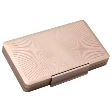 Imagem de Pequeno Caixa de charutos hidratante de liga de alumínio, caixa portátil para charutos, acabamento luxuoso leve, pode acomodar até 5 charutos como presentes Feito à mão