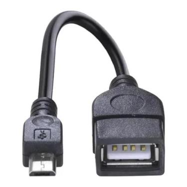 Imagem de Cabo Adaptador OTG Tipo C Mini Macro USB Femea Macho - E-Connect, Micr