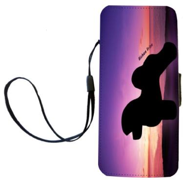 Imagem de Rikki Knight Bichon Frize Dog At Sunset Flip Wallet iPhone Case com aba magnética para iPhone 5/5s - Bichon Frize Dog At Sunset