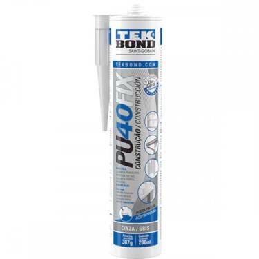 Imagem de Cola Selante Pu40 Fix Tekbond Cinza 387G