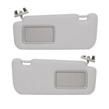 Imagem de FITIPICI Viseira solar do lado esquerdo e do passageiro compatível com Toyota Corolla 2007 2008 2009 2010 2011 2012 2013 Para-sol de substituição # 74320-12E00-B0, 74310-12L80-B0