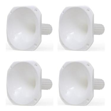 Imagem de Kit 4 Cornetas Curta Branca LC14-50 - Kit de Produtos