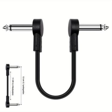 Imagem de Pedal de Efeito para Guitarra com Cabos de Remendo de 5 Polegadas (Con