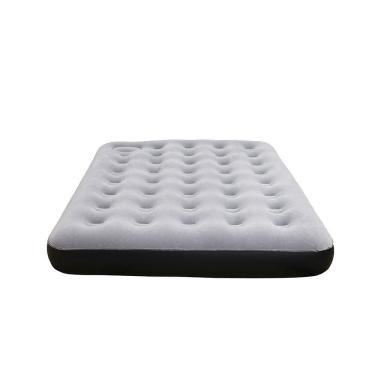 Imagem de Colchão Inflável Casal Nautika Fit - Cinza | 1,87m x 1,32m