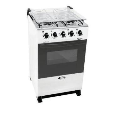 Imagem de Fogao de gas delicato 4 bocas - branco - CLARICE ELETRODOMESTICOS LTDA