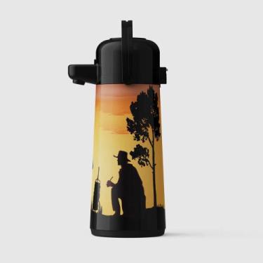 Imagem de Garrafa Térmica Air Pot 1,8L Descanso Gaúcho Invicta, Único, Unisex