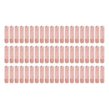 Imagem de 60pcs 0, 8mm de Eletrodo de Cobre Conjunto de Tocha Mig Dicas de Contato Com Forte Condutividade para o Arccaptain Mig200 Mig130 Tocha de Soldagem