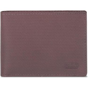 Imagem de Carteira de Couro Artlux Slim estilo Esportiva, Pinhão
