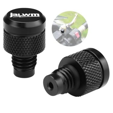 Imagem de M10 x 1,5 plugues de orifício para espelho de motocicleta, universal de alumínio, tampões para espelho retrovisor para motocicleta, compatível com BMW Scrambler, BMW S1000r, Etc (2 peças)