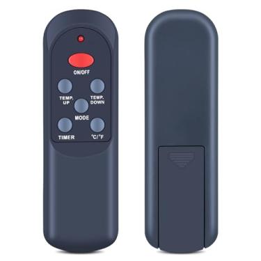 Imagem de Controle remoto de substituição compatível com aquecedor elétrico infravermelho LifePlus, aquecedores de quartzo para uso interno