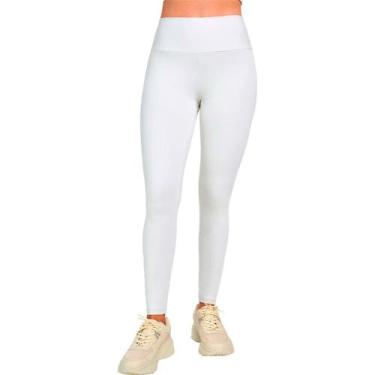 Imagem de Legging Alto Giro Essential Feminina, Off white, G