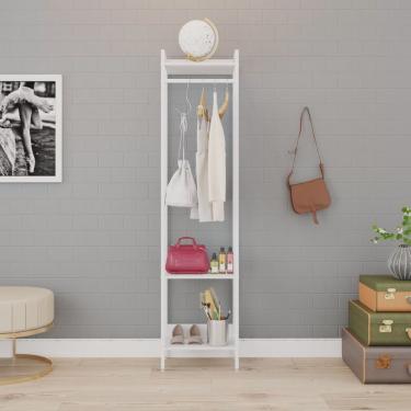 Imagem de Estante Closet Arara 187x45cm 3 Prateleiras Active Yescasa