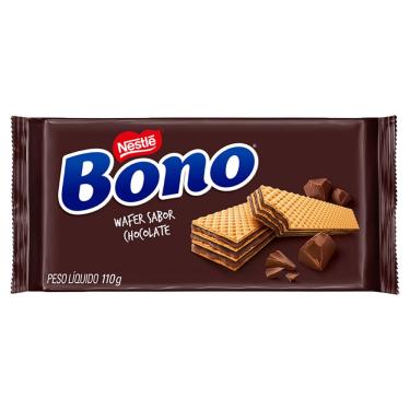 Imagem de Biscoito wafer recheio chocolate bono pacote 110G