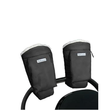 Imagem de Luvas Warmmuffs para carrinho de bebê 7AM Enfant – Luvas anticongelantes para guidão, repelente de água, aquecedor de mãos para clima frio, forro de pelúcia para carrinho de bebê | Acessórios para