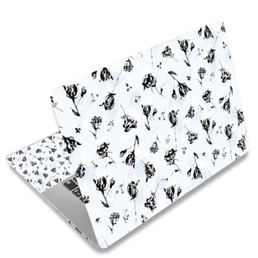 Imagem de WINTOJO 11,6 13 13,3 14 15 15,6 polegadas Netbook Laptop Skin Adesivo Decalque Capa Protetora Reutilizável para Laptop Notebook Chromebook Rosa Preta W-NEK-46