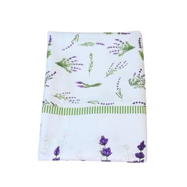 Imagem de Toalha de Mesa Retangular 8 Lugares 2,50x1,50m Estampado Microfibra Lilás Lavanda