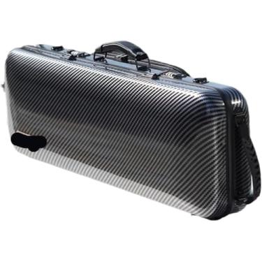 Imagem de Estojo Para Violino Estojo Para Violino Fibra De Carbono Tamanho 4/4 Multicolorido Disponível Com Partituras Bolsa Trava De Código à Prova D'água Leve, Black Stripes, One Size