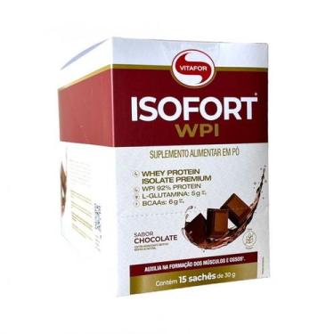Imagem de Isofort Sachê Display (15 sachês 30g) - Sabor: Chocolate - VitaFor