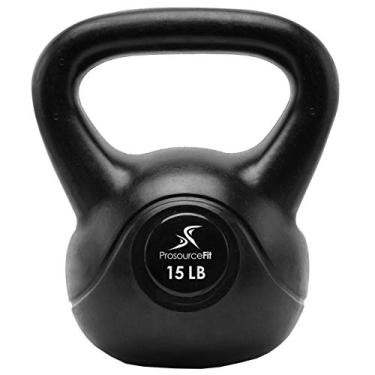 Imagem de ProsourceFit Vinil Kettlebell 6,8 kg, número do modelo: ps-1191-vinyl-ket-15