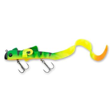Imagem de Savage Gear Alien EEL V2 Isca de pesca, Firetigre, contornos e movimentos realistas, construção durável, design de fio de aço, ganchos agudos super afiados