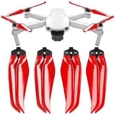 Imagem de Hélices MAS Stealth para DJI Mavic Air 2 - Vermelho 4 peças