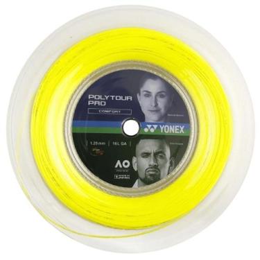 Imagem de Corda Yonex Polytour Pro 17L 1.20 Amarela - Rolo com 200 metros