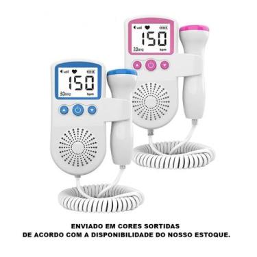 Imagem de Monitor Fetal Doppler Aparelho Para Ouvir Batimentos Coração Beb - sem