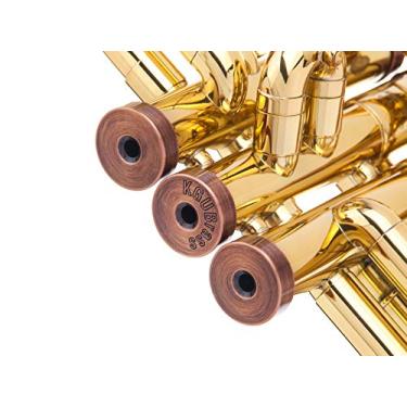 Imagem de Kit de acabamento de trompete para melhorar o som. Para todos os trompetes Yamaha e Stomvi. KGUBrass personalizado (LEVE, verniz de cobre antigo)