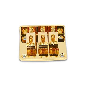 Imagem de Substituição do Guitarra B Fixado 3-ST para Caixa de Charutos e GUI Elétrica Com Selas de Prata (Ouro)