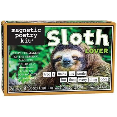 Imagem de Magnetic Poetry - Sloth Lover Kit - Words for Refrigerator - Write Poems and Letters on the Fridge - Made in the USA