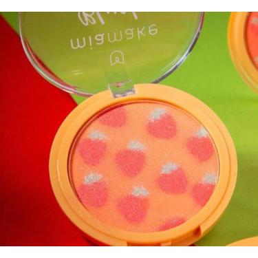 Imagem de Blush Moranguete MiaMake  Efeito Coradinho Natural e Cheirinho de Mora
