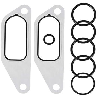 Imagem de Para conjunto de juntas de refrigerador de óleo internacional 675513C1, compatível com aplicação internacional de motores de caminhão DT466 DT360 1977-1993