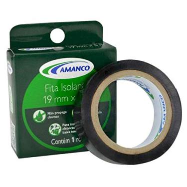 Imagem de Fita Isolante Preta 19mm x 20m - Amanco