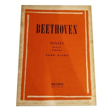 Imagem de Livro beethoven sonata  para piano op.2 n.2  a. casella ( estoque anti