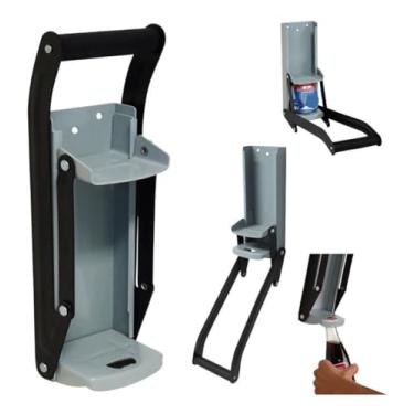 Imagem de Amassador de Latinhas Latas Cerveja Alumínio com Abridor de Garrafas até 475ml cor Cinza