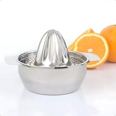 Imagem de ESPREMEDOR DE FRUTAS LARANJA LIMÃO MANUAL INOX 530ML