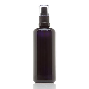 Imagem de Infinity Jars Frasco De Spray Névoa Fina Vidro Ultravioleta Preto 100 Ml (3,4 Fl Oz) Para Produtos Limpeza, Recipientes Recarregáveis, Misturas Perfumes Caseiros, Sprays Ambiente, Banho, Beleza E Ca