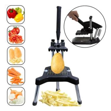 Imagem de Picador Cortador Fatiador de Legumes Batata Palito Cabrita Profissiona