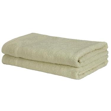 Imagem de Kit Toalha de Banho Döhler Marrocos 100% algodão, gramatura de 450g/m² (2 Banho) (Bege)