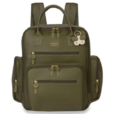 Imagem de Mochila de Maternidade MasterBag Urban Borboleta Oliva