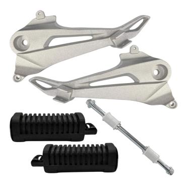 Imagem de Suporte Pedaleira Fan Titan150 2014 2015 Par Pedaleira Eixo 