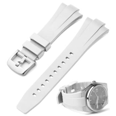 Imagem de Sight Focus Pulseira de borracha FKM Fluororubber de liberação rápida para relógio Tissot PRX série de 40 mm e 35 mm, pulseira de reposição para Tissot PRX Powermatic 80, pulseira masculina e feminina