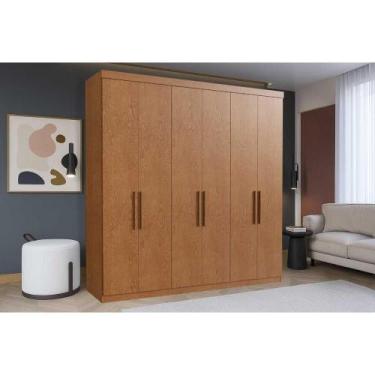 Imagem de Guarda Roupa Casal 6 Portas c/ 2 Gavetas PH 1707 Carvalho Vermontt - H