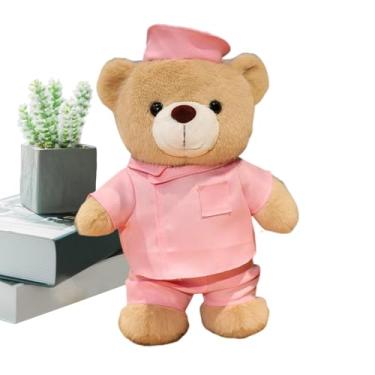 Imagem de Ursinho Médico, Ursinho de Pelúcia Macio e, Brinquedo para Escritório Prateleira Quarto Crianças Família Acompanhante Halloween Dia dos Namorados Natal