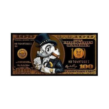 Imagem de Tema De Dinheiro Scrooge McDuck Dollar Pop Art Poster Canvas Wall Mura