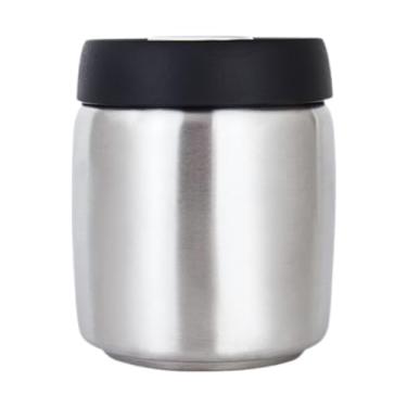 Imagem de DimyFew Lata de café a vácuo prática de aço inoxidável com tampa hermética, lata de chá multifuncional para cereais, café moído e biscoitos, 800ml
