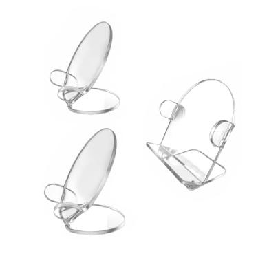 Imagem de KiBcsLic 3x Organizador de maquiagem, Suporte de armazenamento de cosméticos, Estável, Expositor, Suporte de acrílico resistente, Organizador de paleta de